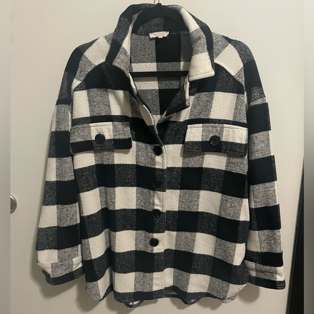 Black and white flannel